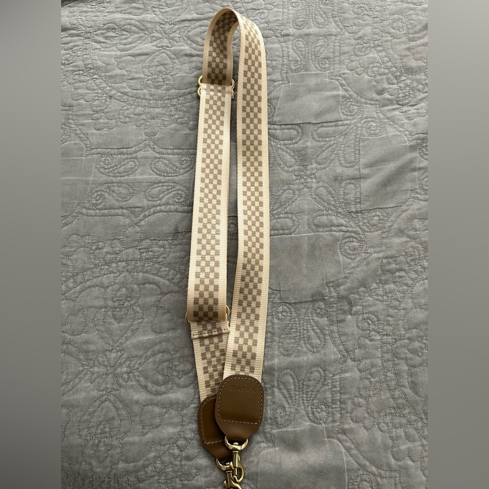 Clare V. Adjustable Crossbody Strap, EUC.